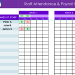 Staff Attendance Book